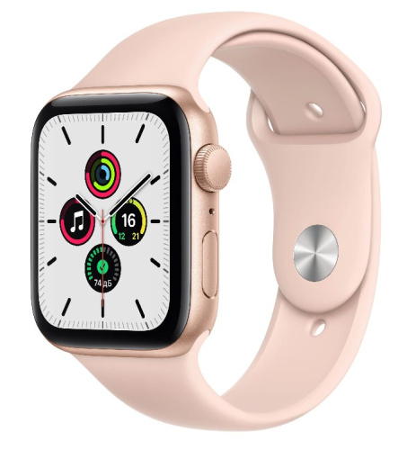 Apple Watch Series SE 44mm Case Pink Aluminium Band Pink сертифицированный сертифицированный Apple Watch Series SE 44mm Case Pink Aluminium Band Pink