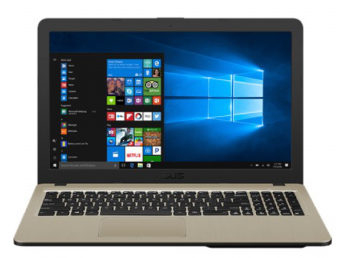 сертифицированный Ноутбук Asus VivoBook K540UB-GQ786T i3 7020U/4Gb/500Gb/Mx110 2Gb/15.6"/HD/W10/black