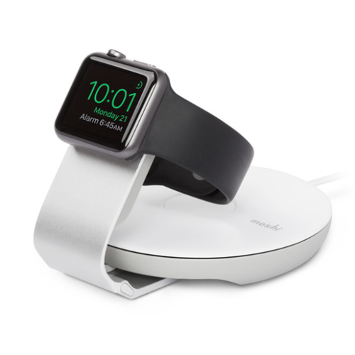 сертифицированный Подставка Moshi Travel Stand для часов Apple Watch и Apple Watch 2 алюминиевая (Белый)