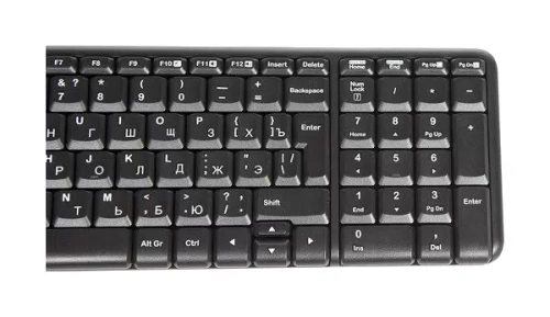 сертифицированный Клавиатура Logitech K230 Wireless Keyboard Black фото 3