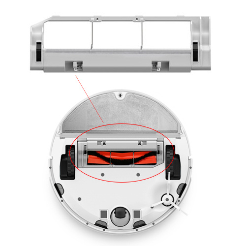сертифицированный Крышка для основной щетки пылесоса Xiaomi Mi Robot Vacuum-Mop белая(X26957)