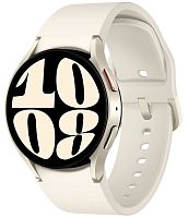 продажа Часы Samsung Galaxy Watch 6 40мм 1.3" AMOLED корп.б.зол рем.белый