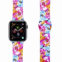 продажа Ремешок для Apple Watch Band 38/40mm Lyambda Alya силиконовый цветы (40-7)