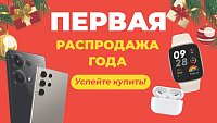 Первая распродажа года началась