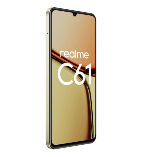 сертифицированный Realme C61 8/128GB Блестящий золотой фото 3