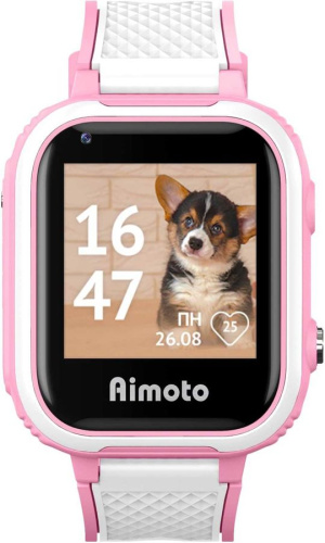 сертифицированный Детские часы Кнопка Жизни Aimoto Pro Indigo 4G Pink фото 7