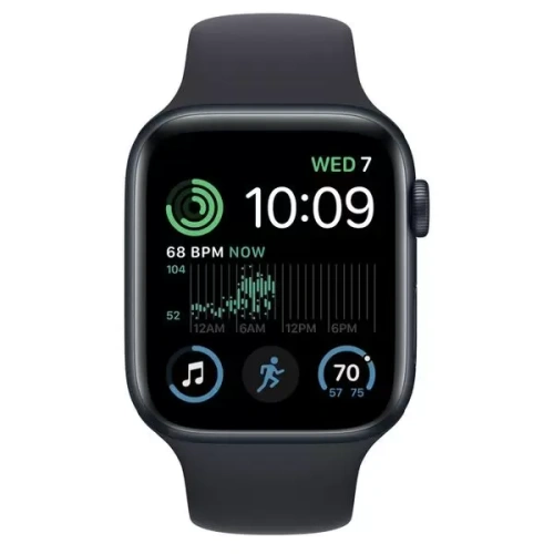 сертифицированный Apple Watch Series SE 44mm 2022 Midnight Case Sport Band GB фото 2