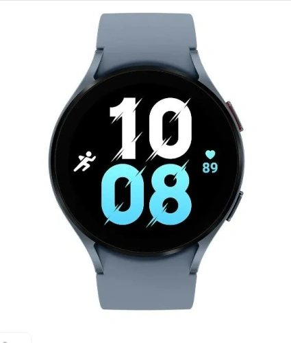 сертифицированный Часы Samsung Galaxy Watch 5 44мм 1.4" AMOLED корп.синий рем.синий фото 2