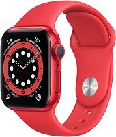 продажа Apple Watch Series 6 GPS 40mm Case Red Aluminium Band Red