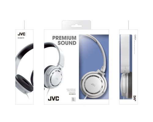 сертифицированный Наушники JVC накладные Premium Sound (HA-S520-W-E) Белые фото 2