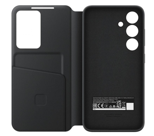 сертифицированный Чехол Samsung S24 Smart View Wallet Case черная фото 3