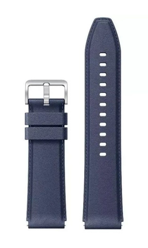 сертифицированный Ремешок Xiaomi Watch S1 Strap (Leather) Blue (X37626)