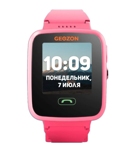 сертифицированный Детские часы GEOZON Aqua розовые фото 2