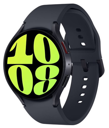 сертифицированный Часы Samsung Galaxy Watch 6 44мм 1.5" AMOLED корп.графит рем.графитовый