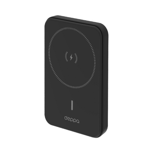 сертифицированный Внешний аккумулятор Deppa NRG MagSafe 5000mAh 15W черный
