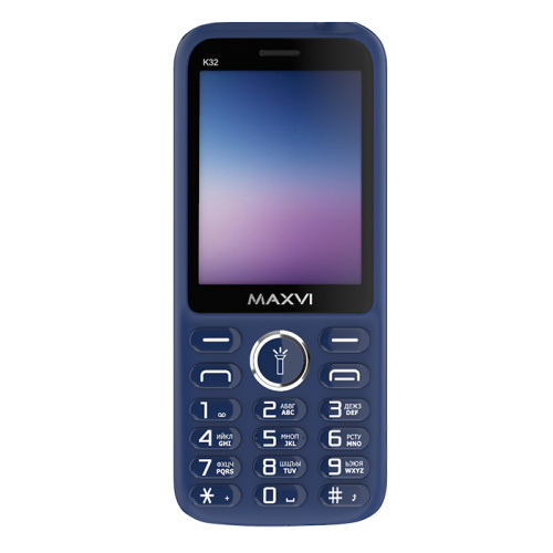 сертифицированный Maxvi K32 Синий