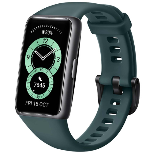 сертифицированный Фитнес−браслет Huawei Band 6 Forest Green