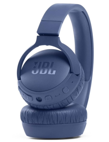 сертифицированный Наушники JBL беспроводные накладные шумоподавляющие Tune 660BT NC Синие фото 3