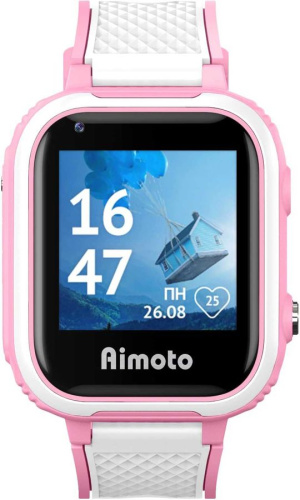 сертифицированный Детские часы Кнопка Жизни Aimoto Pro Indigo 4G Pink фото 6