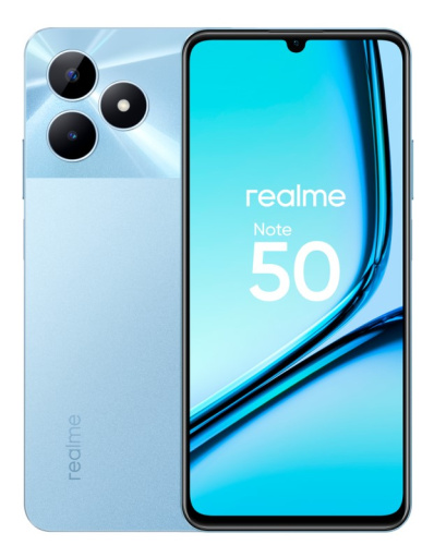 сертифицированный Realme Note 50 3/64GB Небесный голубой