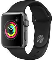 продажа Apple Watch Series 3 42mm Case Space Grey Aluminium Sport Band Black