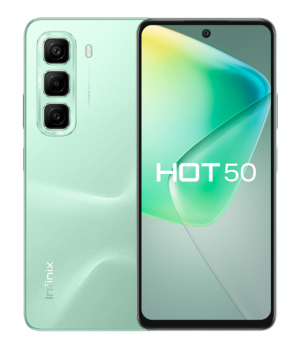 сертифицированный Infinix HOT 50 6/256GB Sage Green