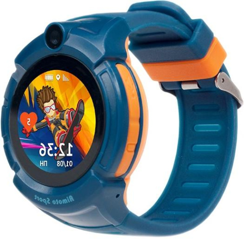 сертифицированный Детские часы Кнопка Жизни Aimoto Sport Синие