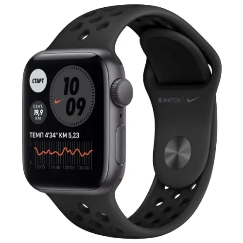 сертифицированный Apple Watch Series SE GPS 40mm Case Space Grey Aluminium Nike Sport Band Black