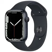 продажа Apple Watch Series 7 GPS 45mm Midnight Aluminum Case with Sport Band Black GB