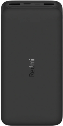 сертифицированный Внешний аккумулятор Xiaomi Redmi Power Bank 20000mAh 18W Fast Charge Черный (X26922)
