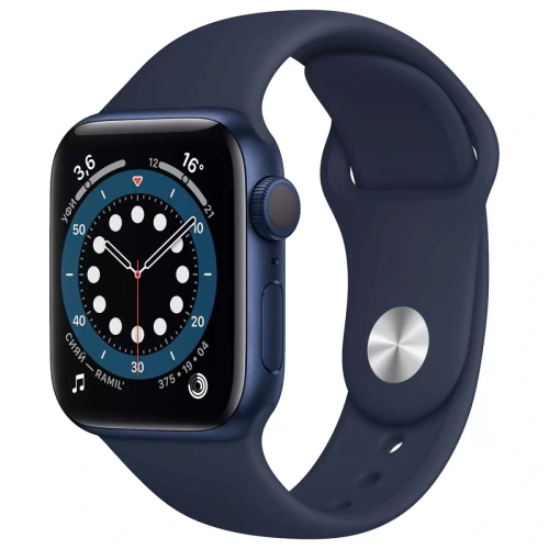 сертифицированный Apple Watch Series 6 GPS 40mm Case Blue Aluminium Band Blue