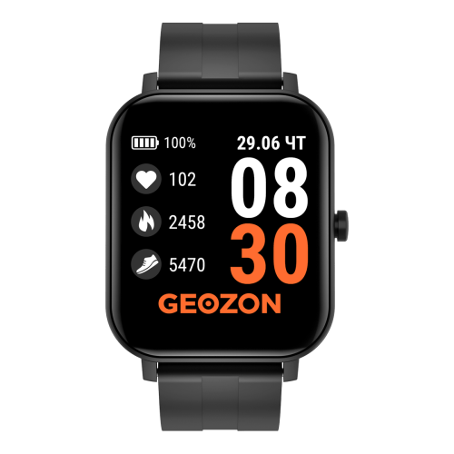 сертифицированный Умные часы Geozon Runner черный