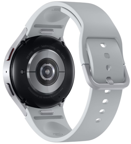 сертифицированный Часы Samsung Galaxy Watch 6 44мм 1.5" AMOLED корп.сереб. рем.серый фото 4
