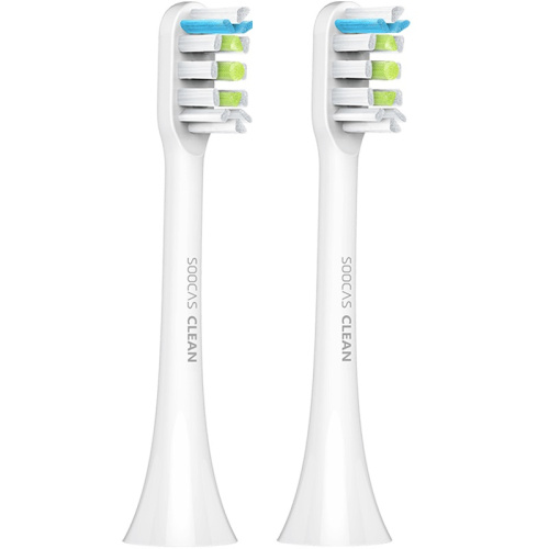 сертифицированный Сменная насадка Xiaomi Mi SOOCAS для детской зубной щетки X3 (2 шт) белая