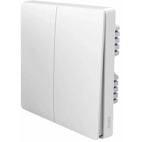 сертифицированный Умный выключатель Aqara wall switch (2 кнопки)