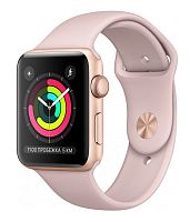 продажа Apple Watch Series 3 38mm Case Gold Aluminium Sport Band Pink Sand