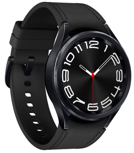 сертифицированный Часы Samsung Galaxy Watch 6 Classic 43мм 1.3" AMOLED корп.черн. рем.черный фото 3