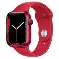 продажа Apple Watch Series 7 GPS 41mm Case Blue Aluminium Band Red GB