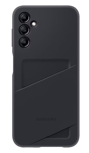 сертифицированный Накладка Samsung A14 Card Slot Сase черная