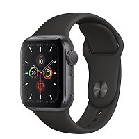 продажа Apple Watch Series 5 40mm Case Space Grey Aluminium Sport Band Black