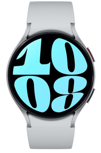 сертифицированный Часы Samsung Galaxy Watch 6 44мм 1.5" AMOLED корп.сереб. рем.серый фото 2