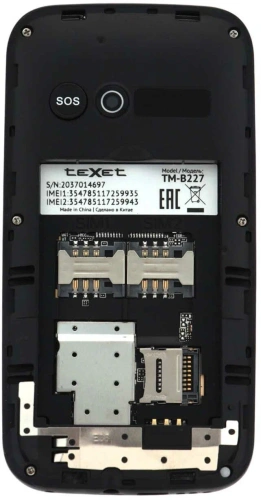 сертифицированный teXet TM-B227 Черный фото 4