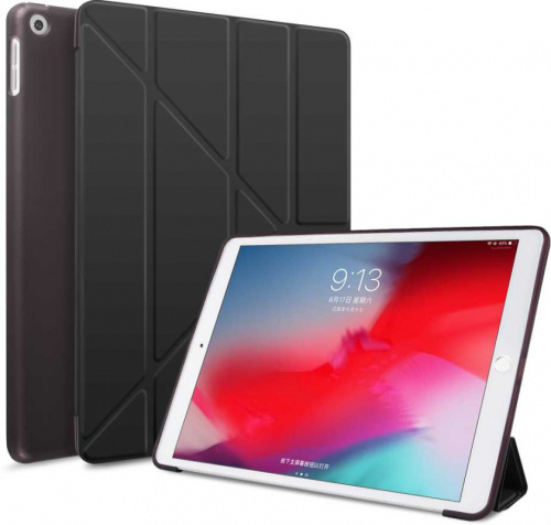 Чехол для планшета Apple iPad 10,2 (2019)/(2020)/(2021)/iPad Pro 10,5"/iPad Air(2019) черный BoraSCO сертифицированный сертифицированный Чехол для планшета Apple iPad 10,2 (2019)/(2020)/(2021)/iPad Pro 10,5"/iPad Air(2019) черный BoraSCO