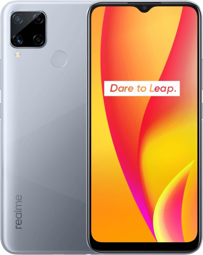 сертифицированный Realme C15 4+64GB Серебрянный