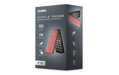 сертифицированный Olmio F19 Красный фото 6