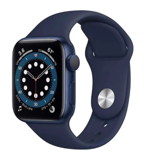 сертифицированный Apple Watch Series 6 GPS 44mm Case Blue Aluminium Band Blue