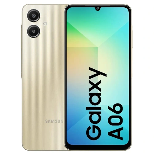сертифицированный Samsung A06 SM-A065F 4/128GB Золотистый RU