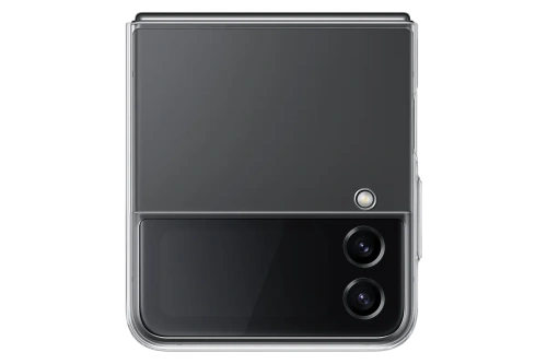 сертифицированный Накладка Samsung Z Flip4 Clear Slim Cover прозрачная