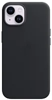 продажа Чехол для Apple iPhone 14 Leather Case with MagSafe Midnight