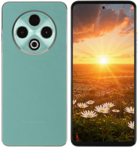 сертифицированный TECNO Spark 30 8/256GB Magic Skin Green